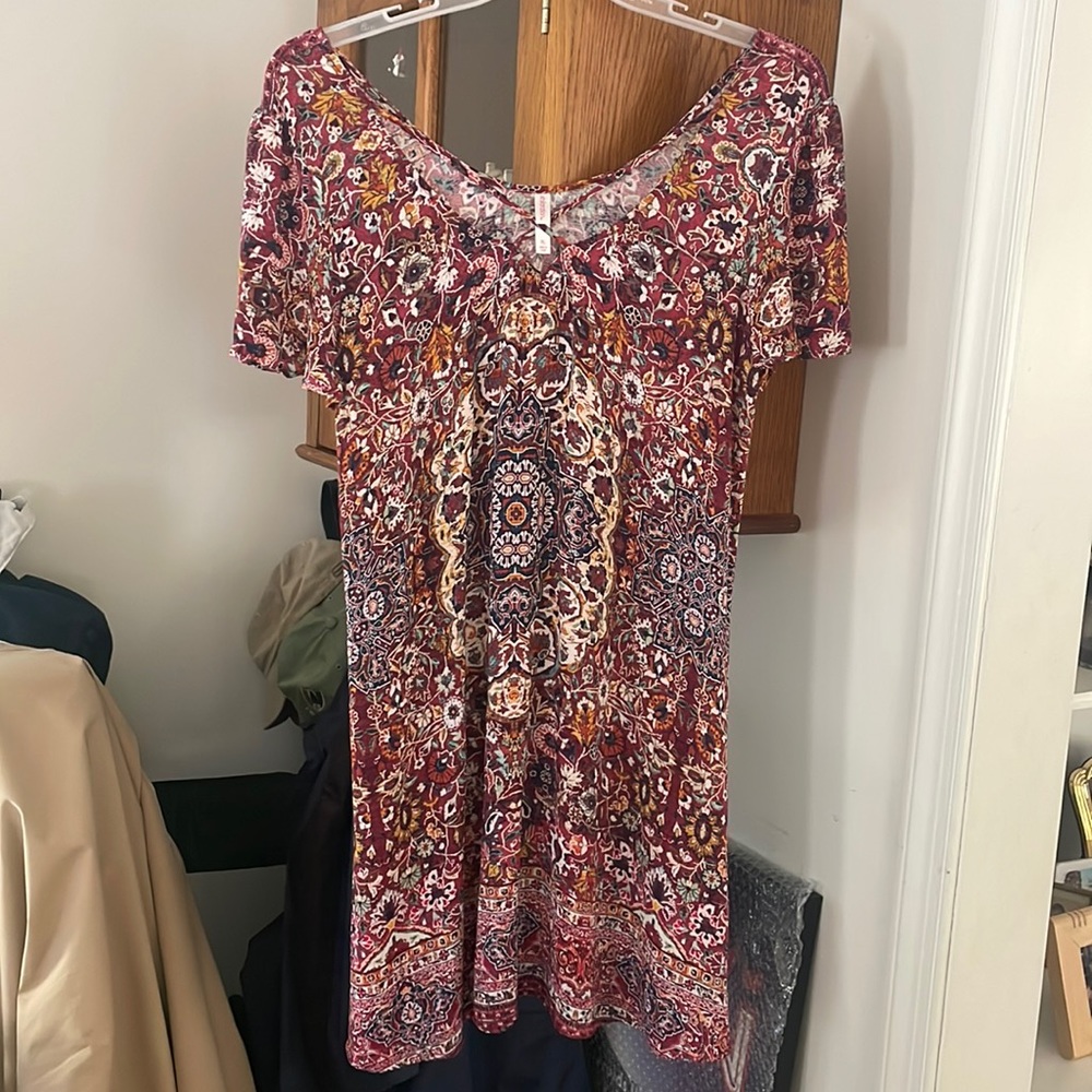 Floral short dress